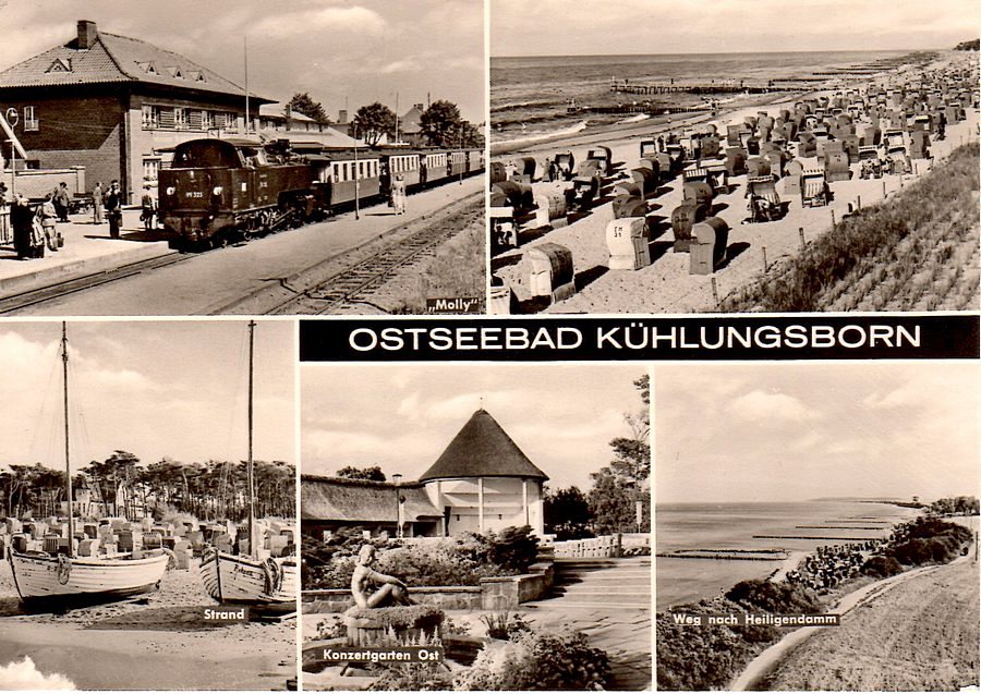 Postkarte Kühlungsborn, Sepia 1973